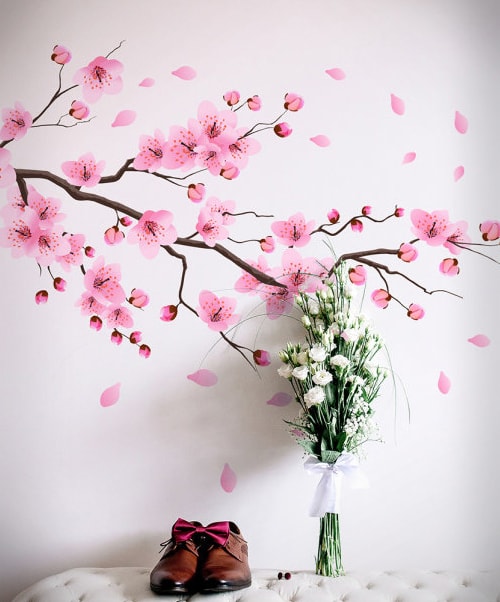 Wallstickers Blomster